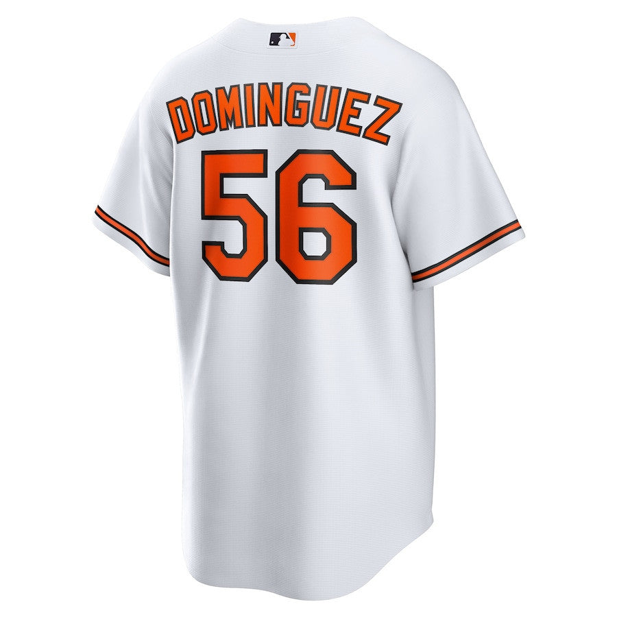 Seranthony Dominguez 56 Baltimore Orioles Home Men Jersey - White