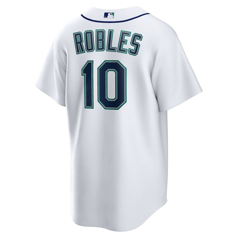 Victor Robles 10 Seattle Mariners Home Men Jersey - White