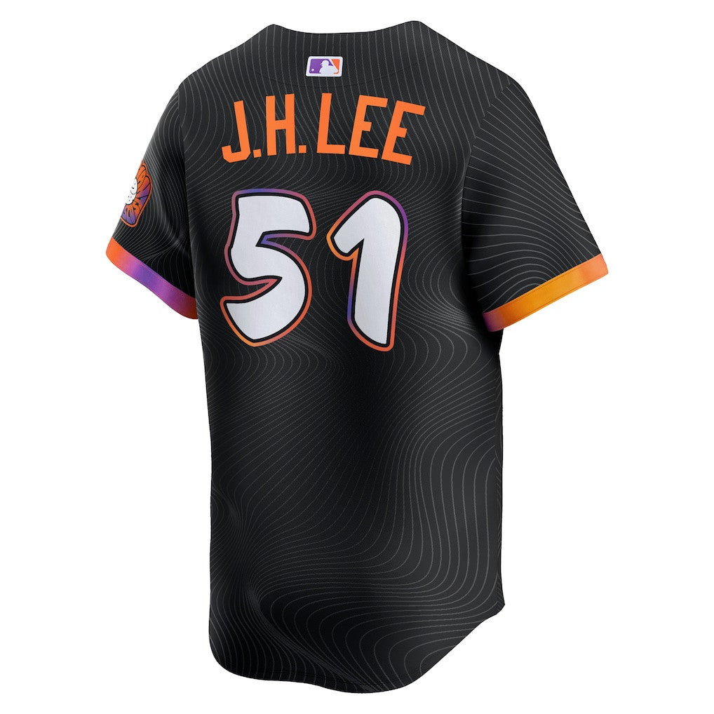 Jung Hoo Lee 51 San Francisco Giants 2025 City Connect Limited Men Jersey - Anthracite