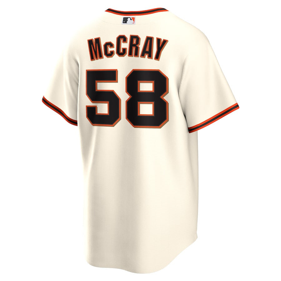 Grant McCray 58 San Francisco Giants Home Men Jersey - Cream