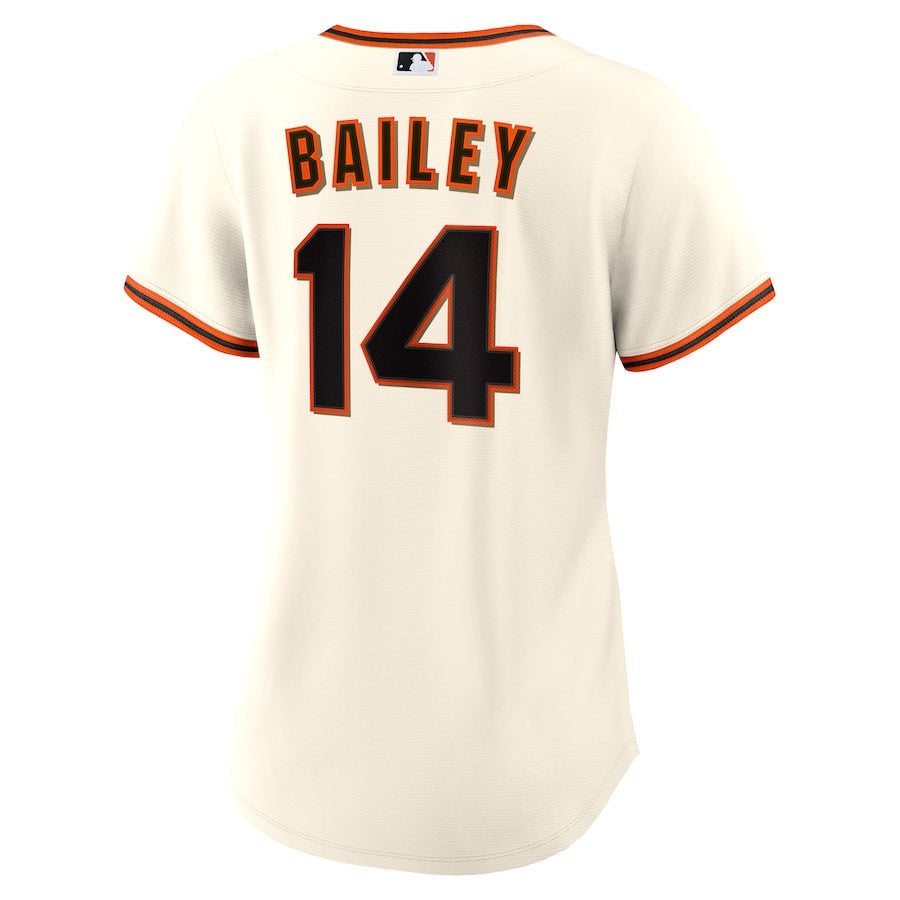 Patrick Bailey 14 San Francisco Giants Women's Home Jersey - Cream