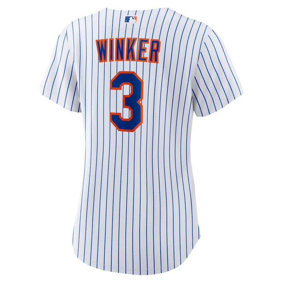 Jesse Winker 3 New York Mets Women's Home Jersey - White
