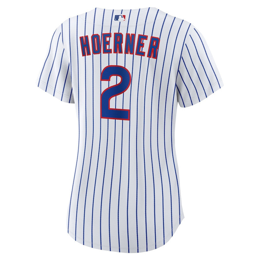 Nico Hoerner 2 Chicago Cubs Women's Home Jersey - White