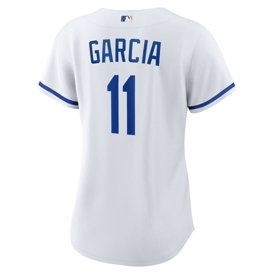 Maikel Garcia 11 Kansas City Royals Women's Home Jersey - White