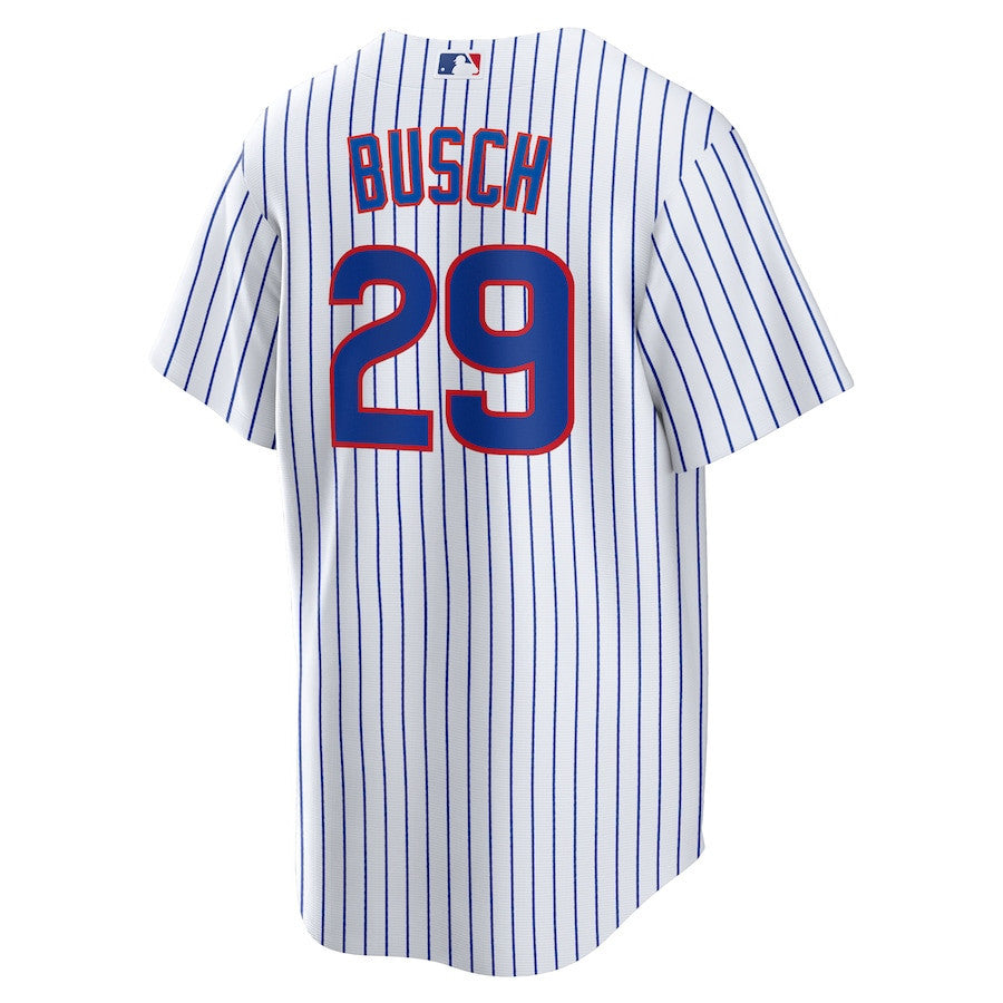 Michael Busch 29 Chicago Cubs Home Men Jersey - White