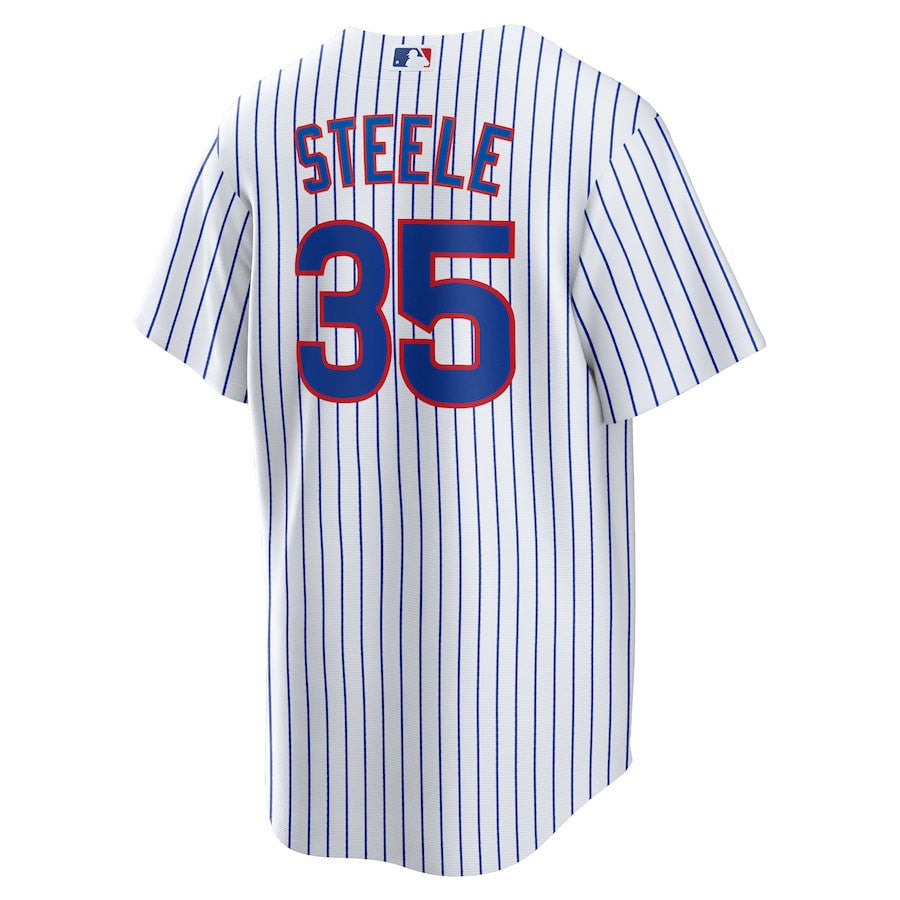 Justin Steele 35 Chicago Cubs Home Men Jersey - White