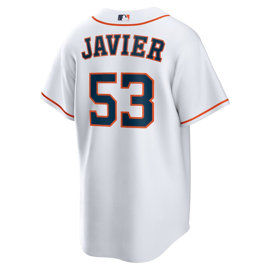 Cristian Javier 53 Houston Astros Home Men Jersey - White