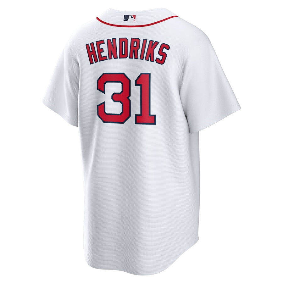Liam Hendriks 31 Boston Red Sox Home Men Jersey - White