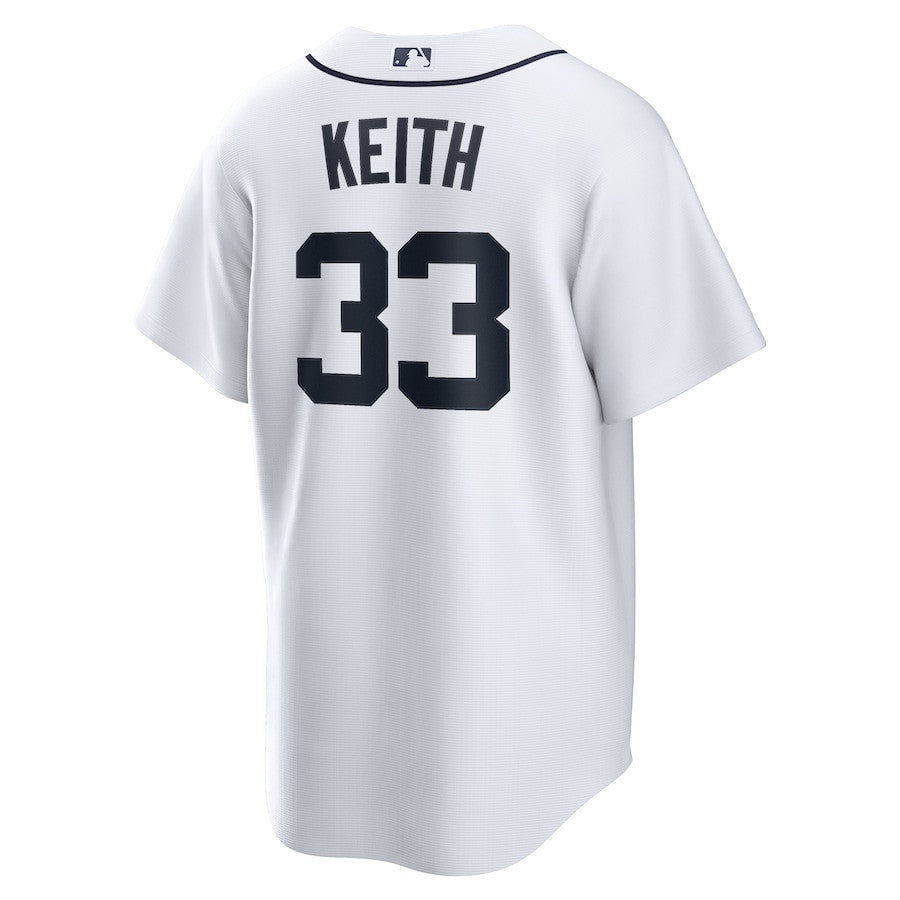 Colt Keith 33 Detroit Tigers Home Men Jersey - White