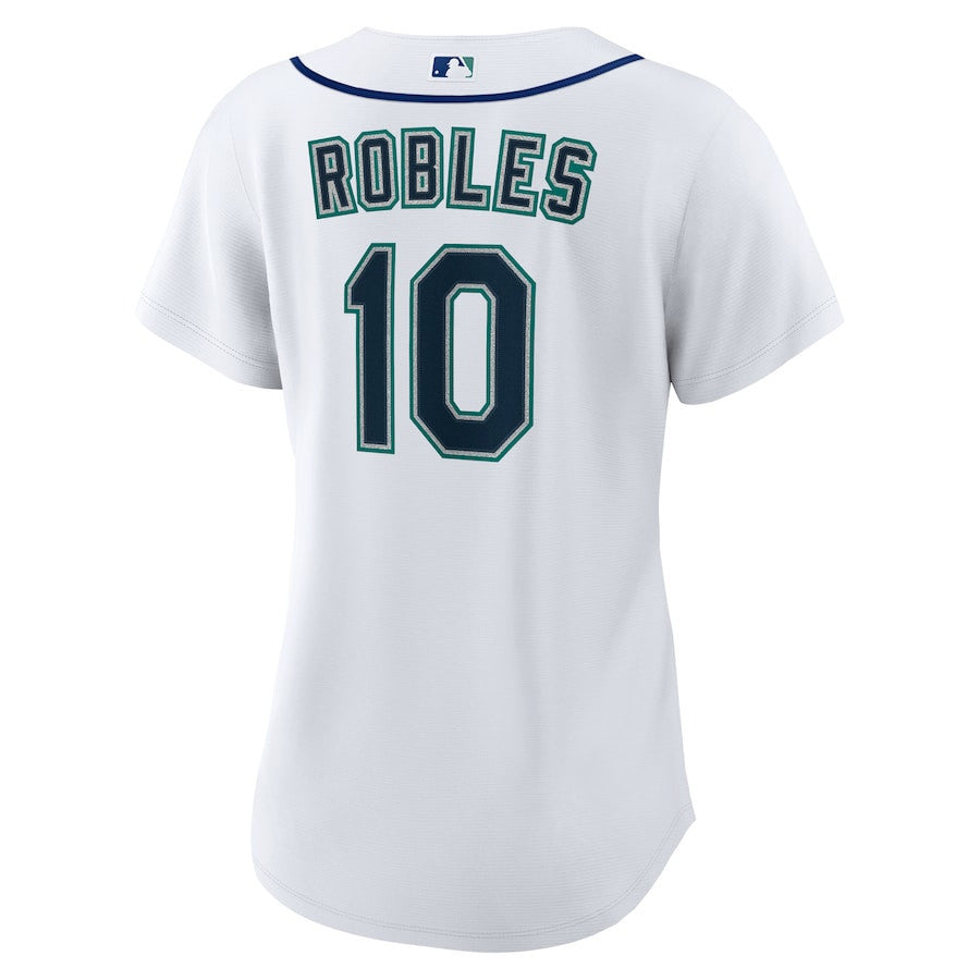 Victor Robles 10 Seattle Mariners Home Women Jersey - White