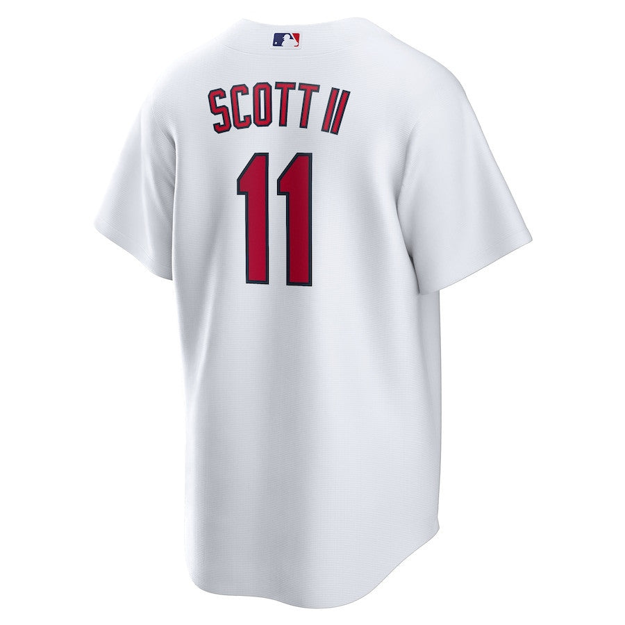 Victor Scott II 11 St. Louis Cardinals Home Men Jersey - White