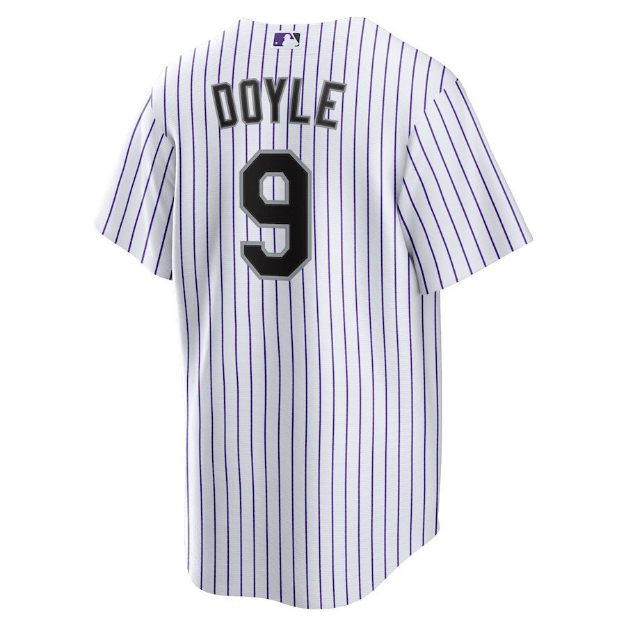 Brenton Doyle 9 Colorado Rockies Home Men Jersey - White