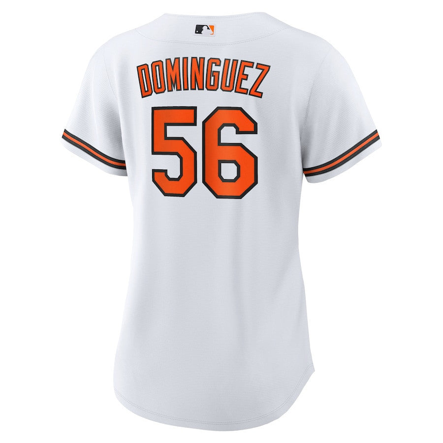 Seranthony Dominguez 56 Baltimore Orioles Home Women Jersey - White