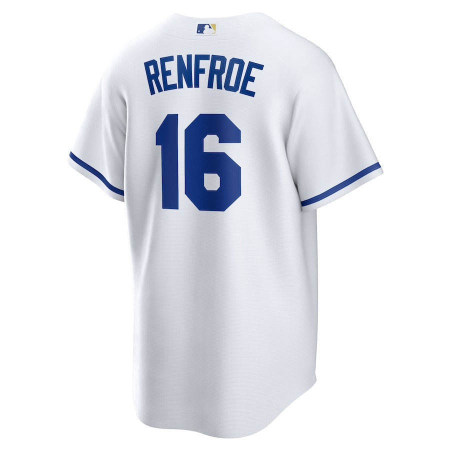 Hunter Renfroe 16 Kansas City Royals Home Men Jersey - White