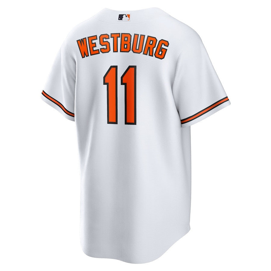 Jordan Westburg 11 Baltimore Orioles Home Men Jersey - White