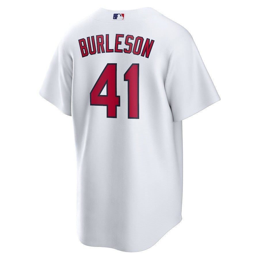 Alec Burleson 41 St. Louis Cardinals Home Men Jersey - White