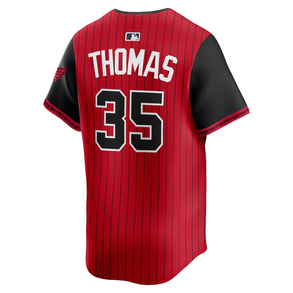 Frank Thomas 35 Chicago White Sox 2025 City Connect Limited Men Jersey - Red/Black