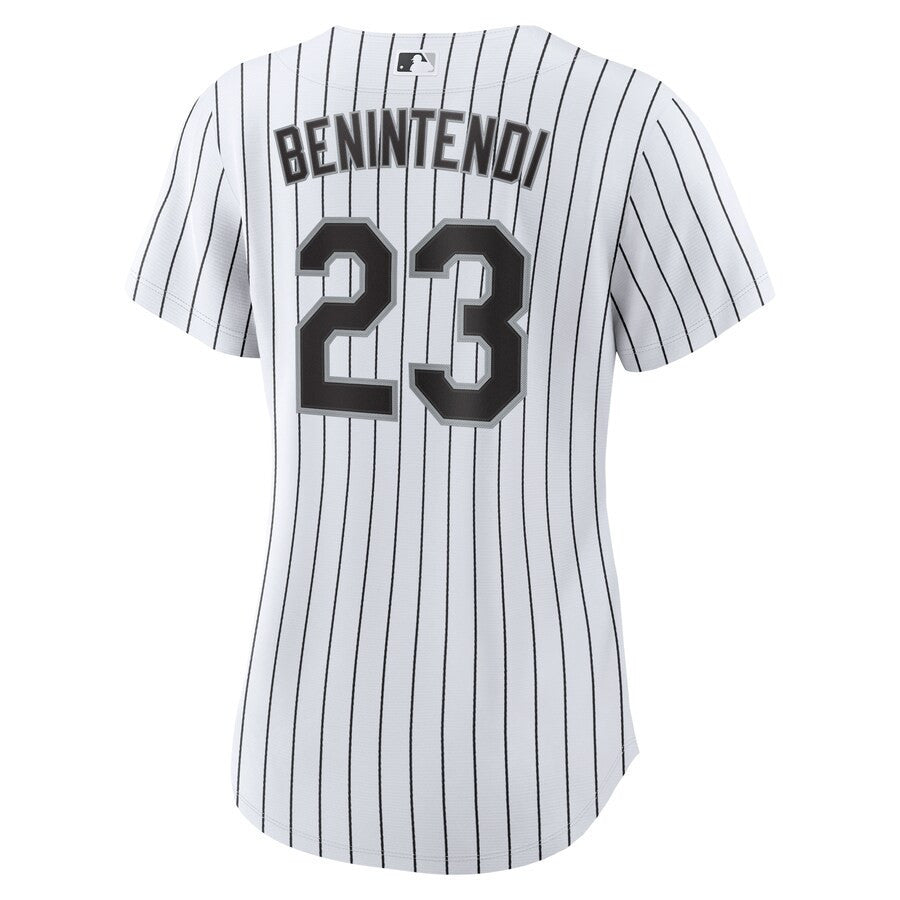 Andrew Benintendi 23 Chicago White Sox Women's Home Player Jersey - White/Black