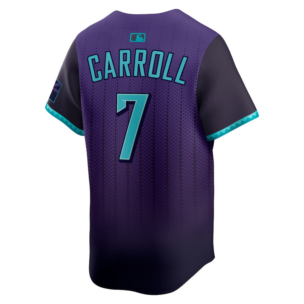 Corbin Carroll 7 Arizona Diamondbacks 2025 City Connect Limited Men Jersey - Purple