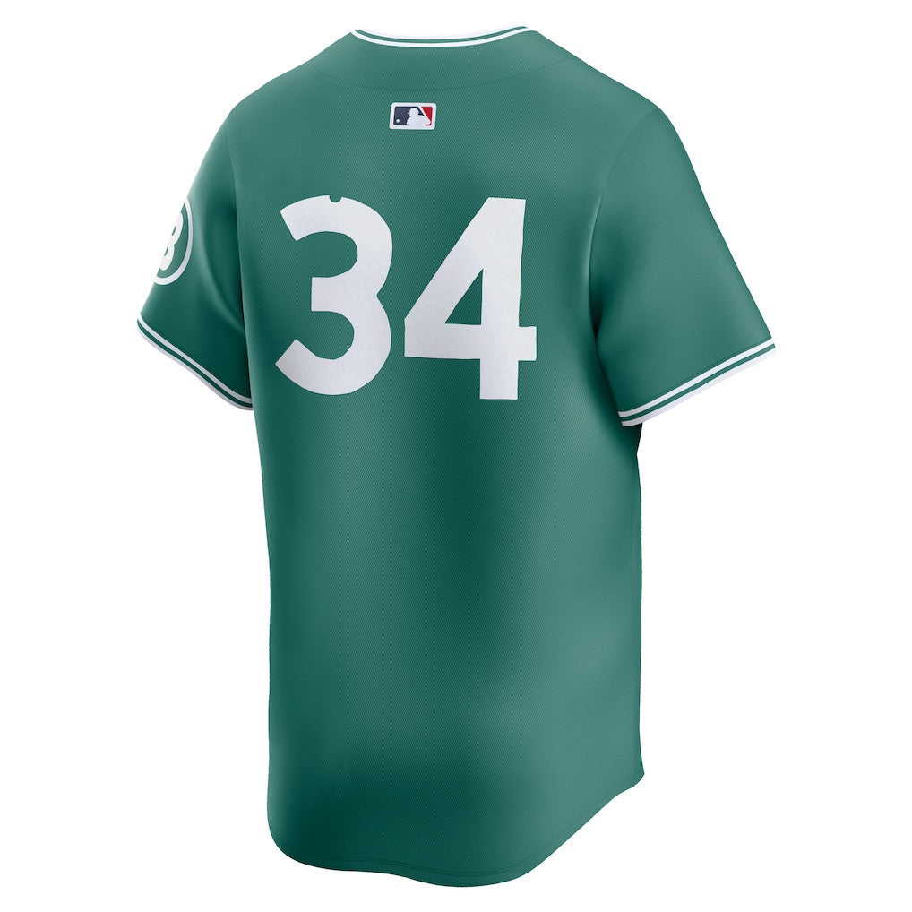 David Ortiz 34 Boston Red Sox 2025 City Connect Limited Retired Men Jersey - Green
