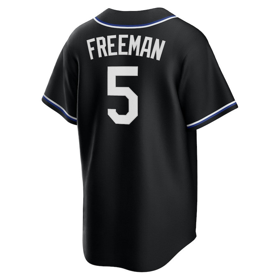 Freddie Freeman 5 Los Angeles Dodgers Lights Out Men Jersey - Black