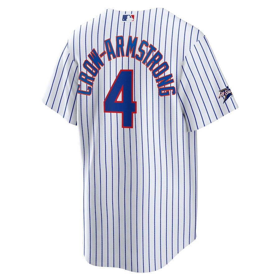 Pete Crow-Armstrong 4 Chicago Cubs 2025 MLB All-Star Game Home Men Jersey - White