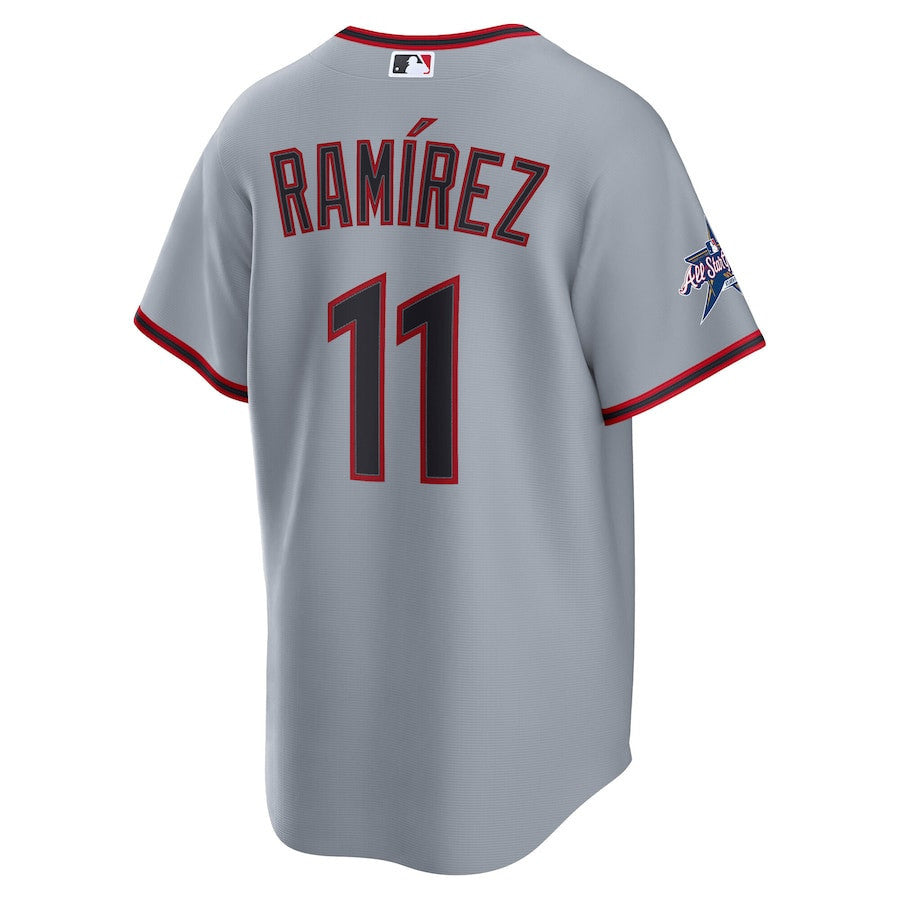 José Ramírez 11 Cleveland Guardians 2025 MLB All-Star Game Road Men Jersey - Gray