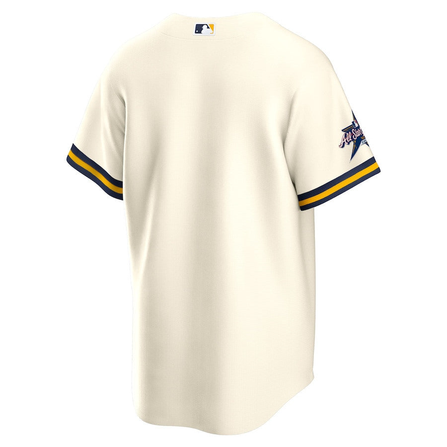 Milwaukee Brewers 2025 MLB All-Star Game Home Men Jersey - Cream