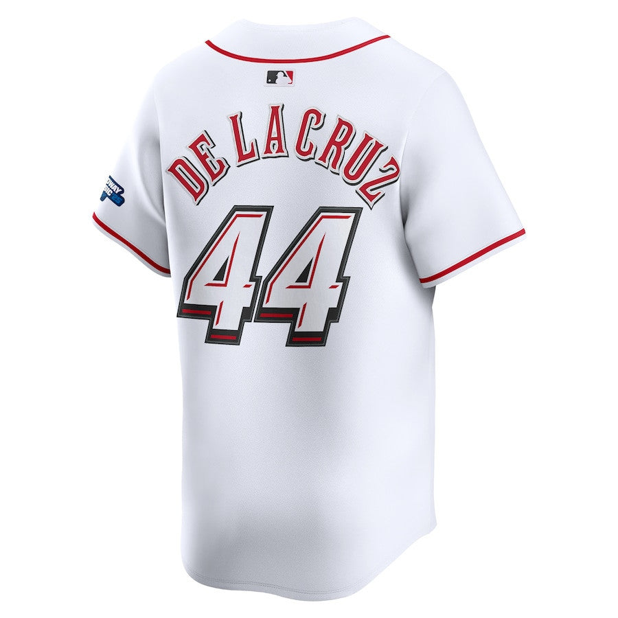 Elly De La Cruz 44 Cincinnati Reds 2025 Speedway Classic Home Limited Men Jersey - White