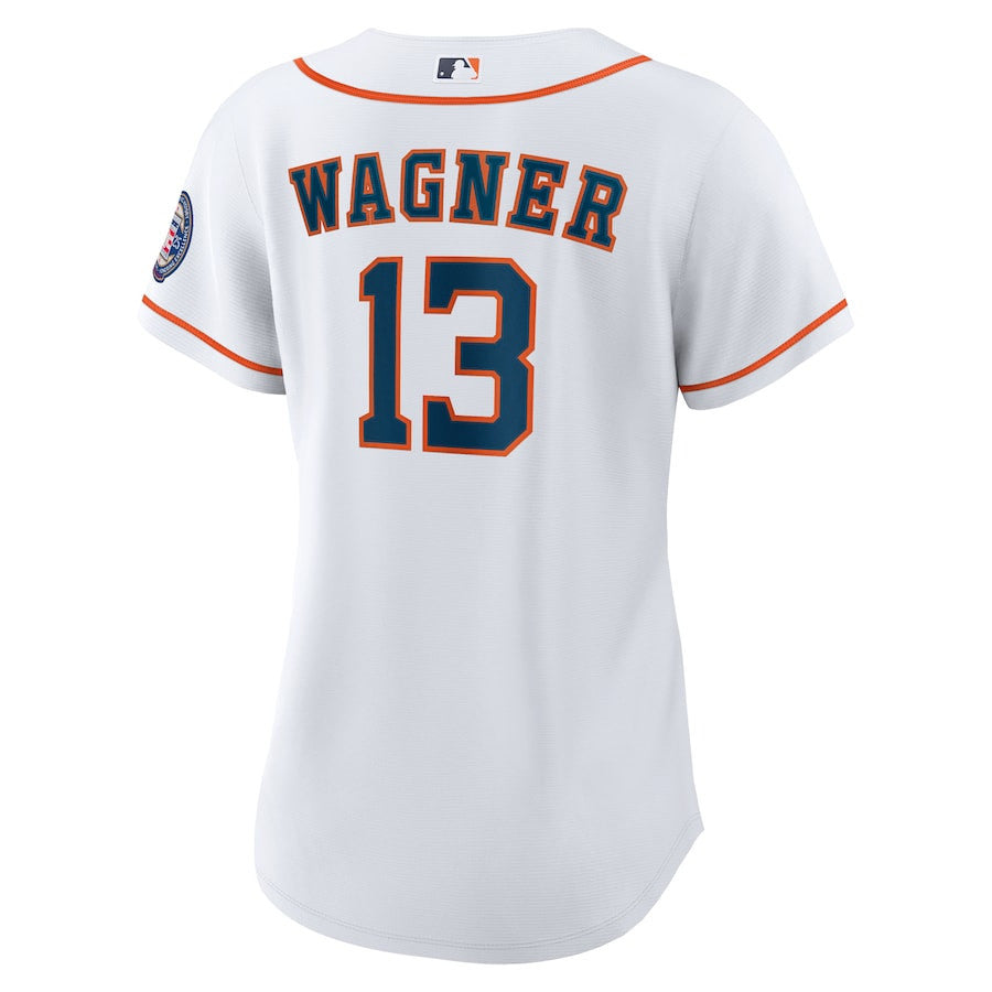 Billy Wagner 13 Houston Astros Women's 2025 Baseball Hall of Fame Jersey - White