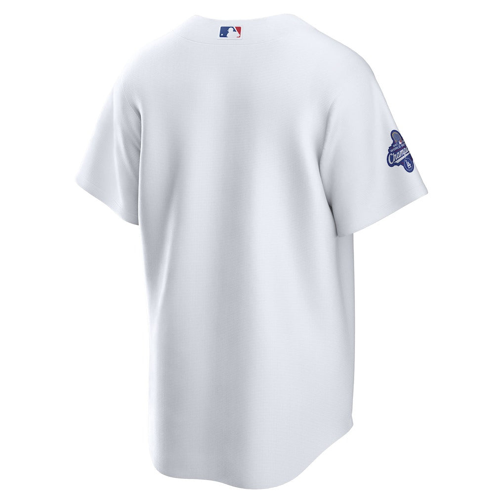 Los Angeles Dodgers 2025 World Series Champions Home Men Jersey - White