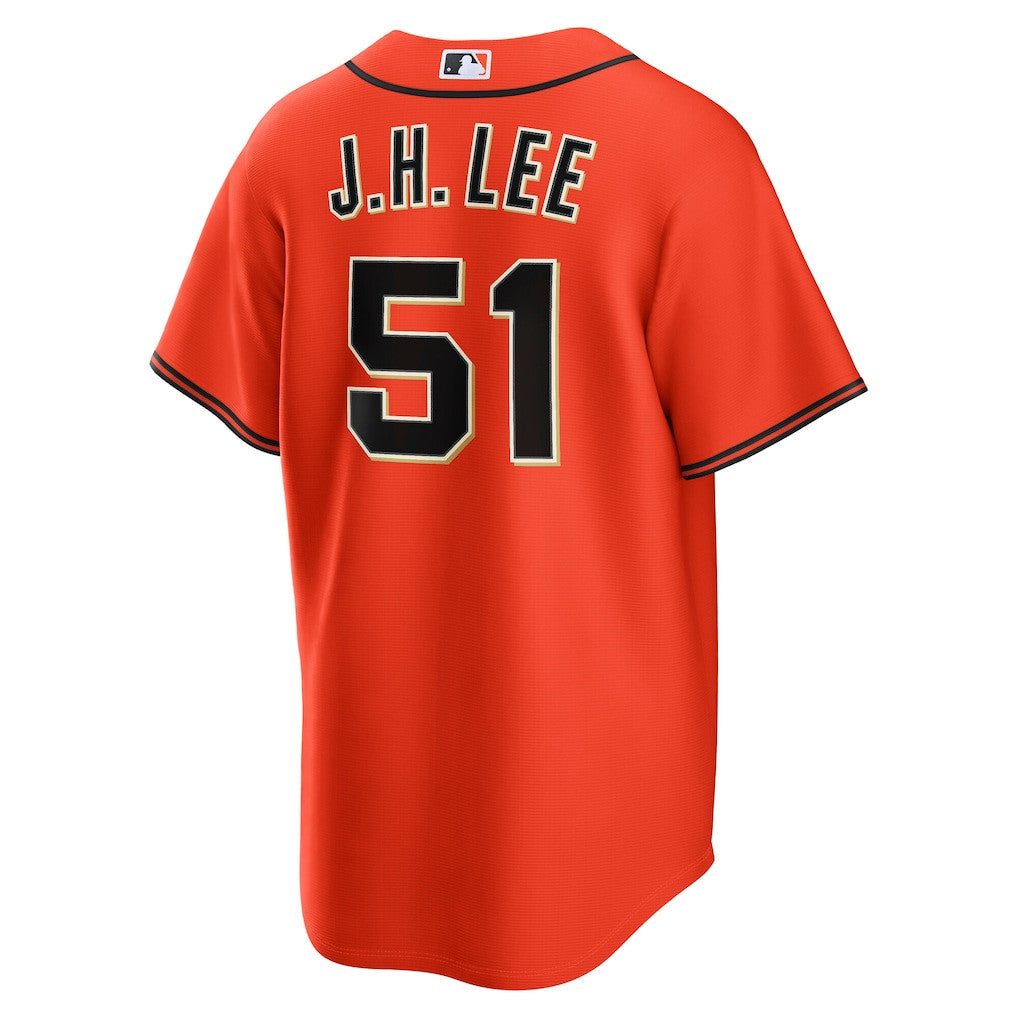 Jung Hoo Lee 51 San Francisco Giants Orange Alternate Jersey - Men