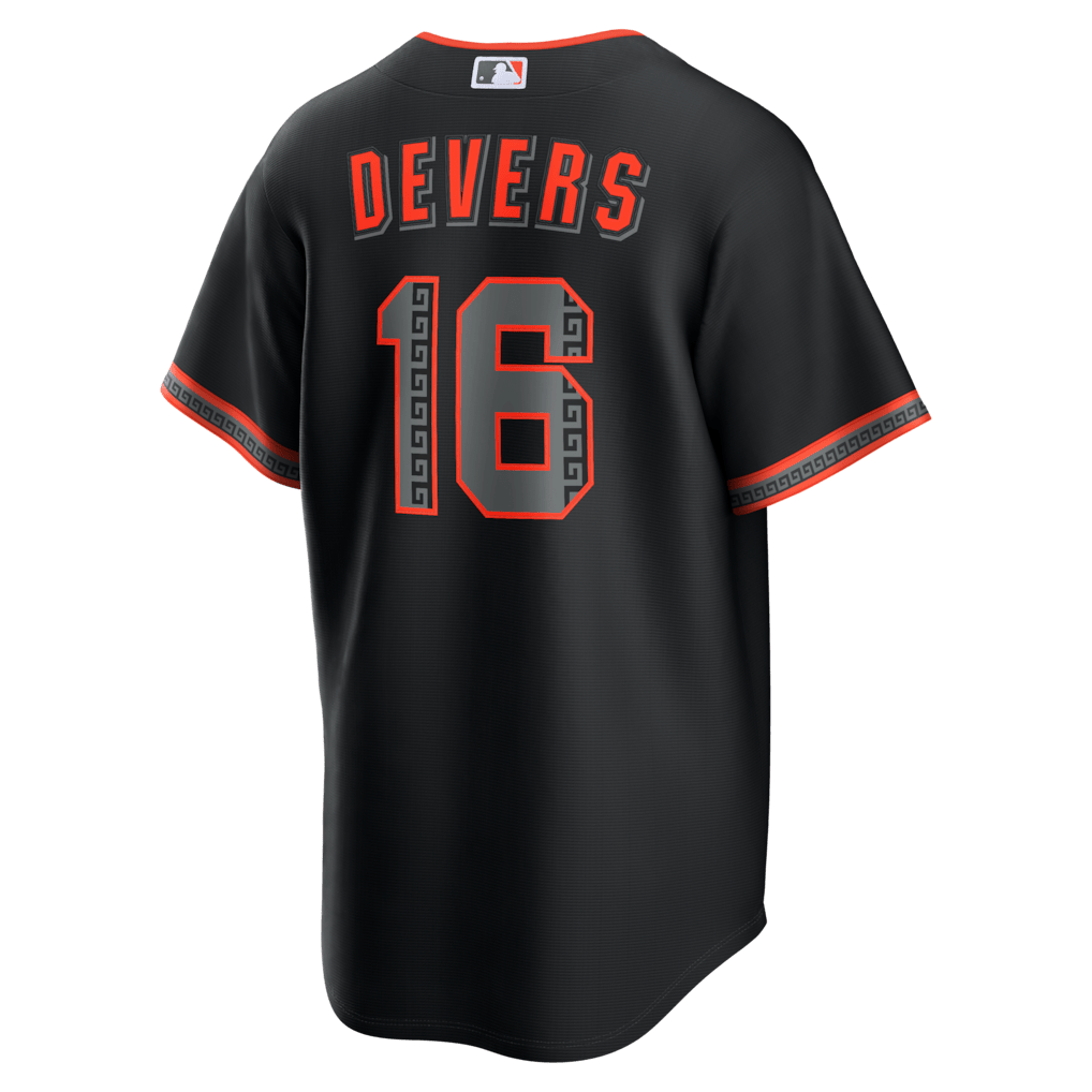 Rafael Devers 16 San Francisco Giants Black Alternate Jersey - Men