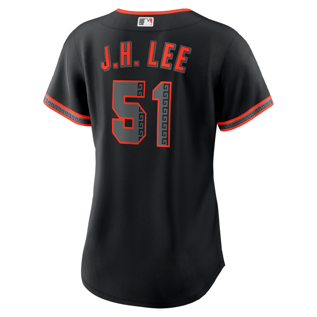 Jung Hoo Lee 51 Women's San Francisco Giants Black Alternate Jersey