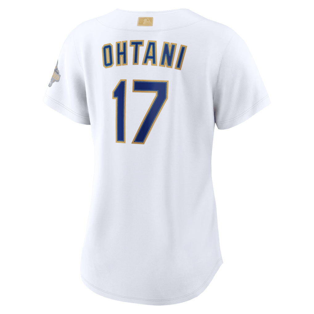 Shohei Ohtani 17 Los Angeles Dodgers Women's 2026 Gold Collection Stadium Jersey - White