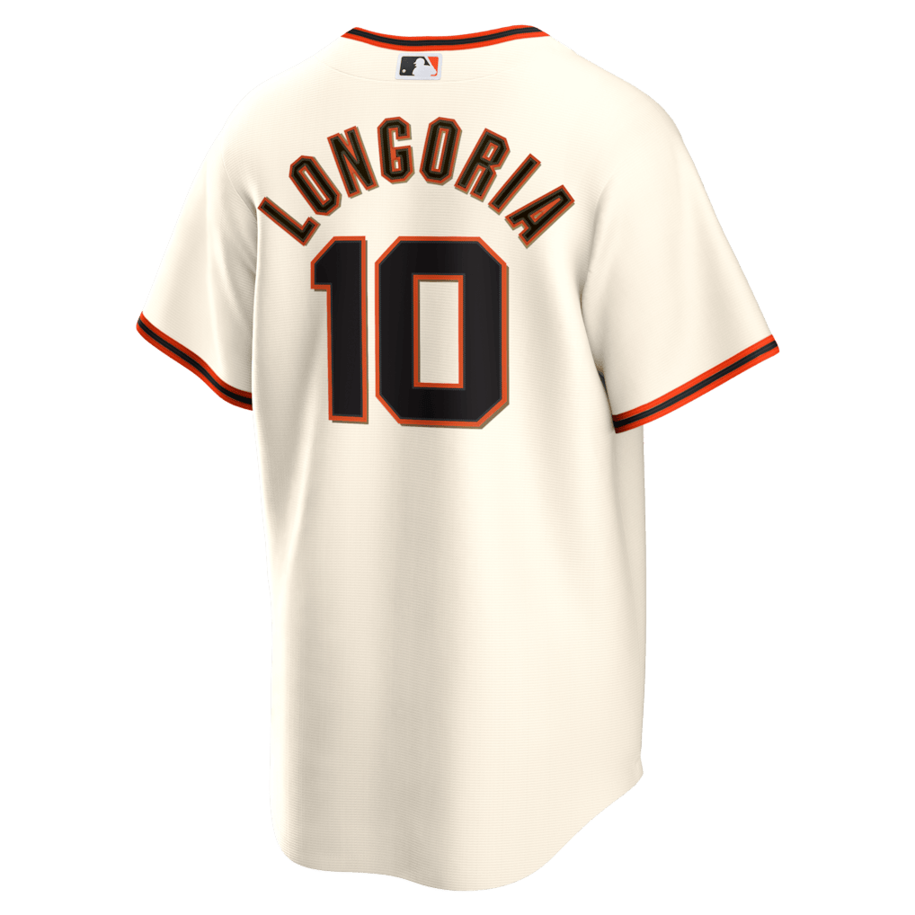 Evan Longoria 10 San Francisco Giants Home Retired Player Men Jersey - Cream