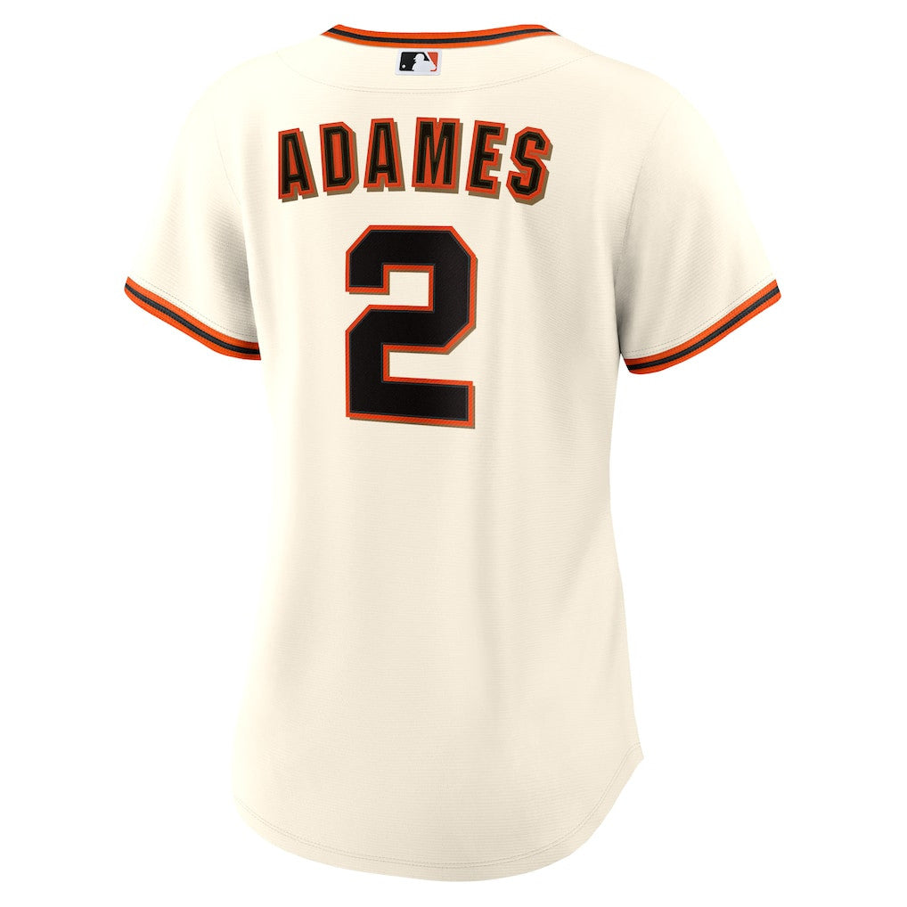 Willy Adames 2 San Francisco Giants Women's Home Jersey - Cream