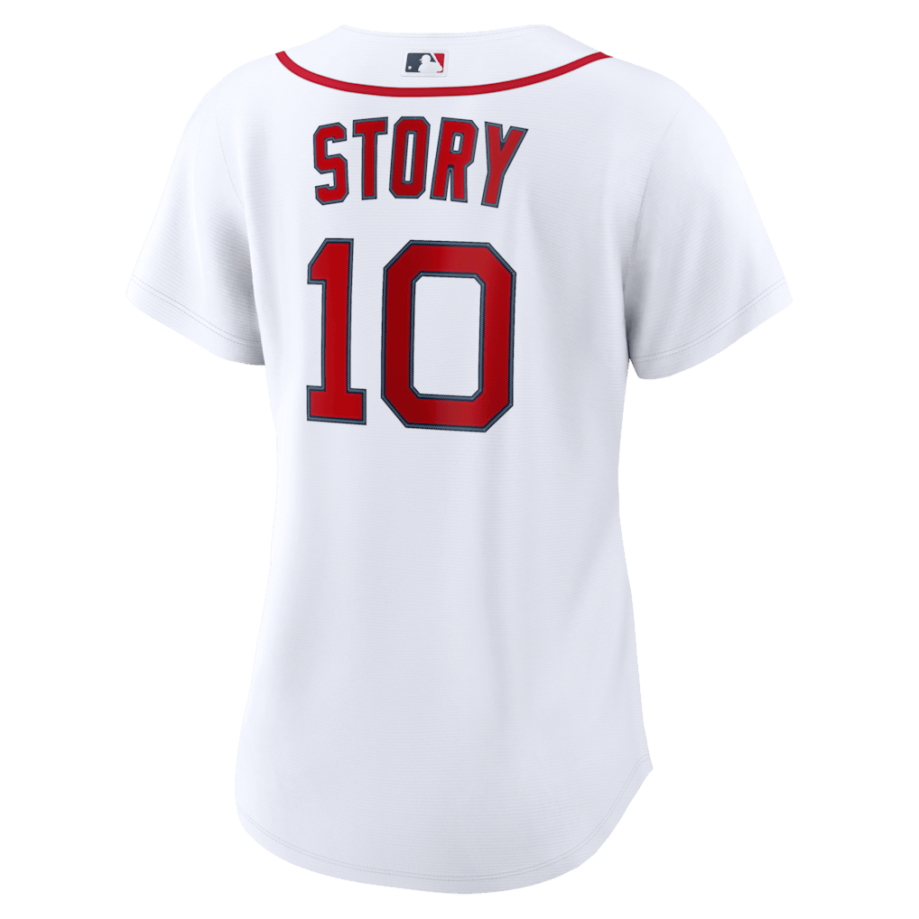 Trevor Story 10 Boston Red Sox Women's Home Jersey - White