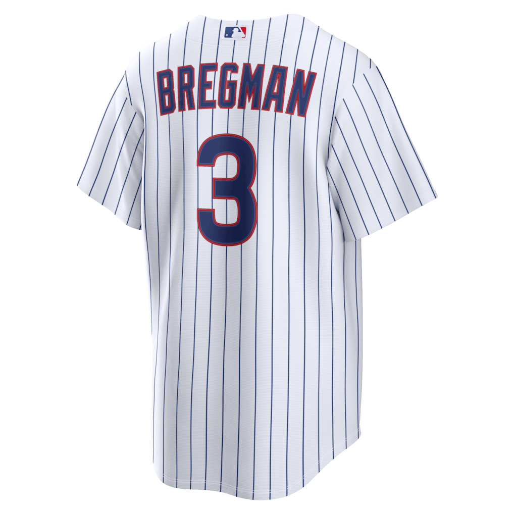Alex Bregman 3 Chicago Cubs Home Men Jersey - White