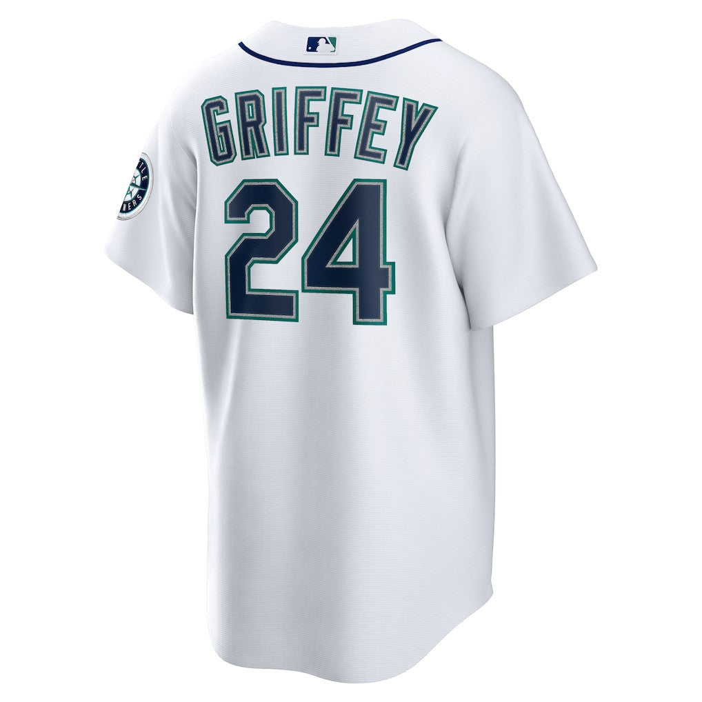 Ken Griffey Jr. 24 Seattle Mariners Home Men Jersey - White