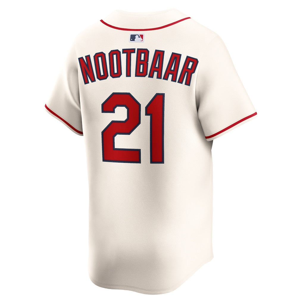 Lars Nootbaar 21 St. Louis Cardinals Alternate 2 Limited Men Jersey - Cream