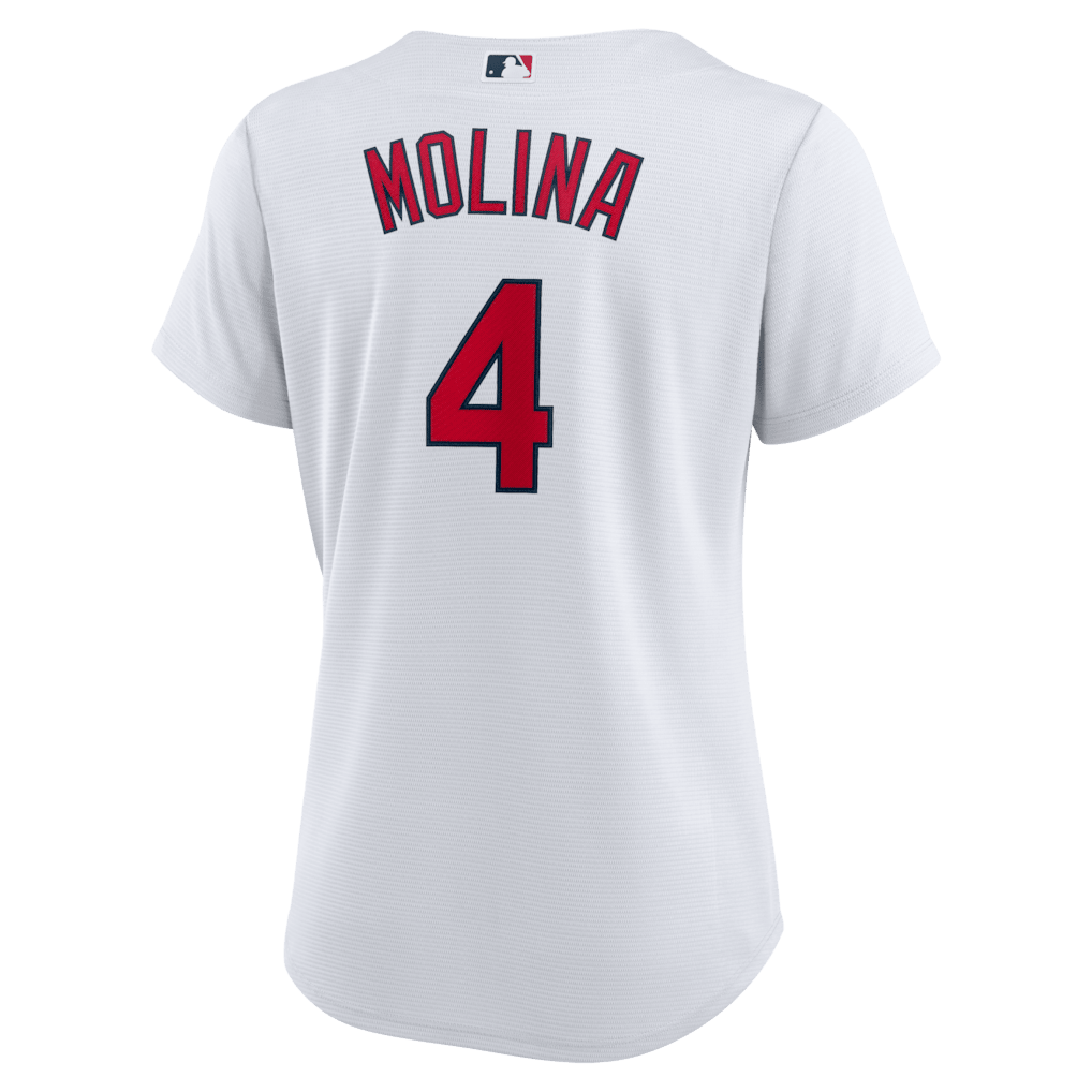 Yadier Molina 4 St. Louis Cardinals Women's Home Jersey - White