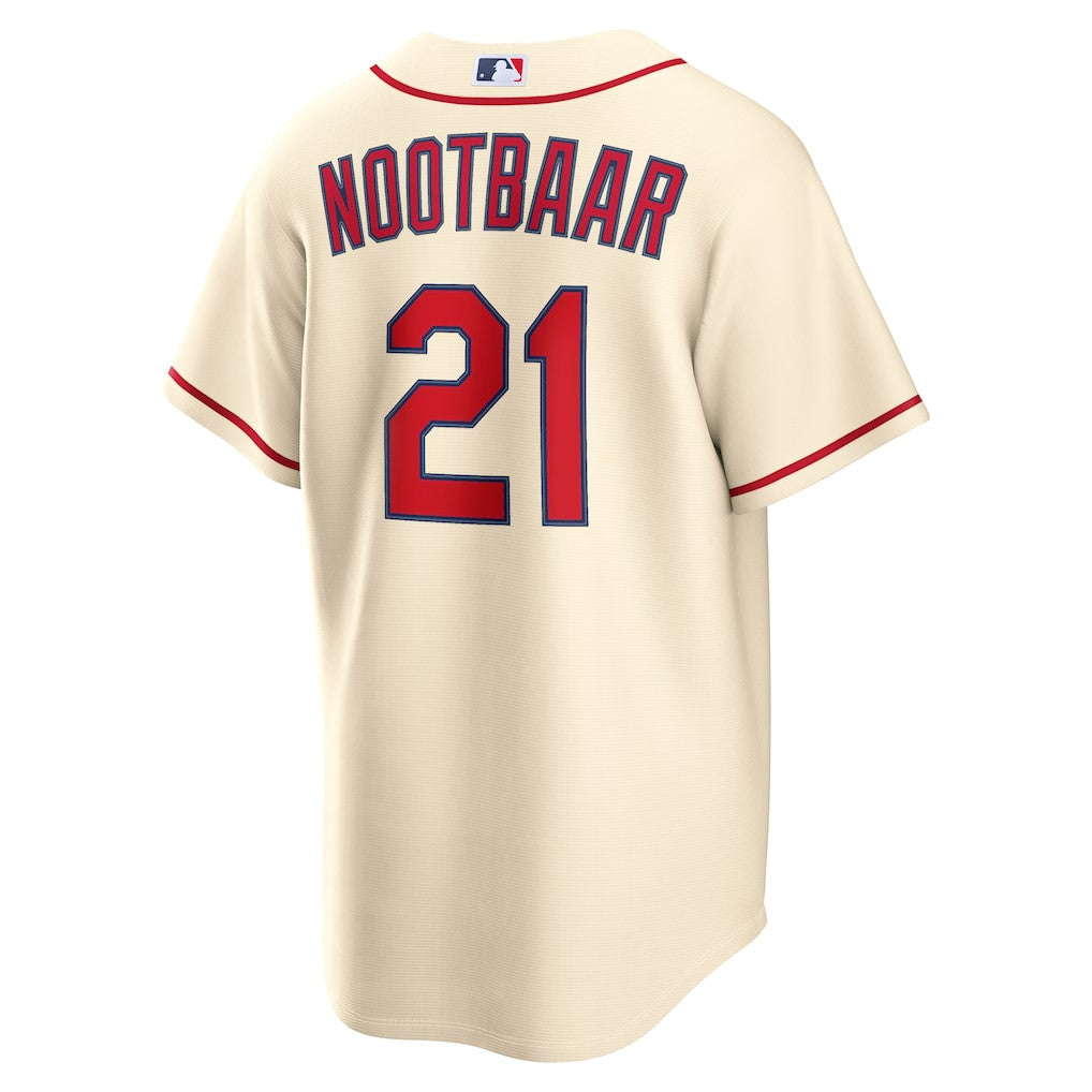 Lars Nootbaar 21 St. Louis Cardinals Alternate Men Jersey - Cream