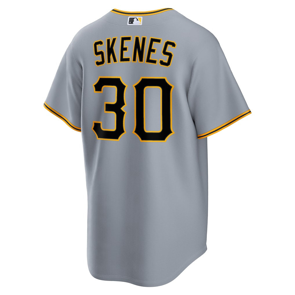 Paul Skenes 30 Pittsburgh Pirates Road Men Jersey - Gray
