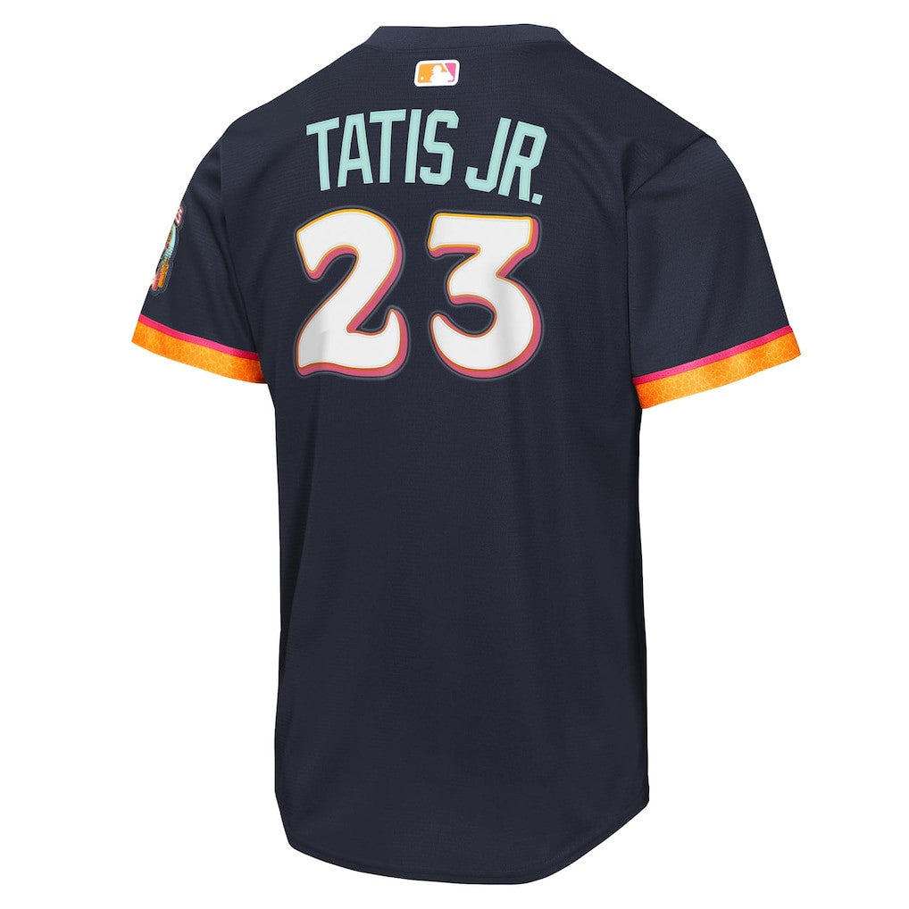Fernando Tatis Jr. 23 San Diego Padres Youth 2026 City Connect Jersey - Obsidian