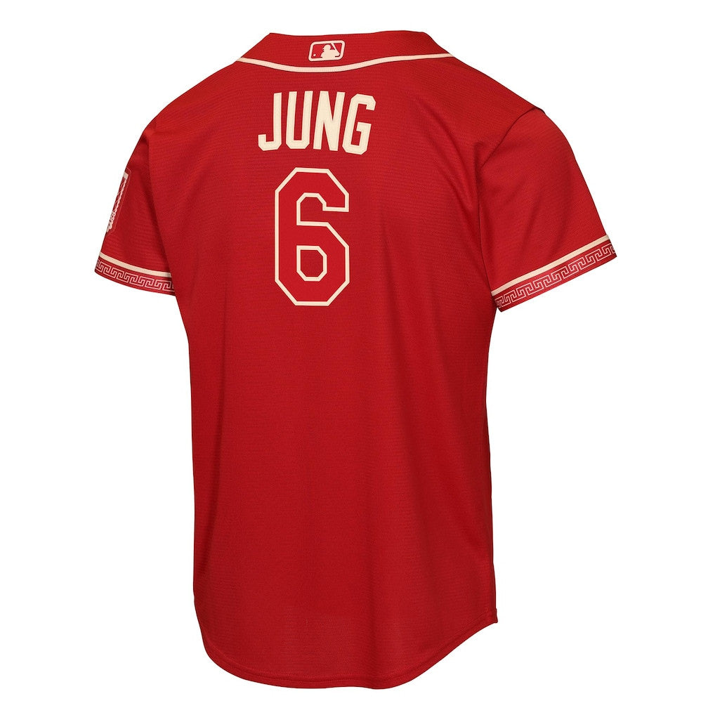 Josh Jung 6 Texas Rangers Youth 2026 City Connect Jersey - Red