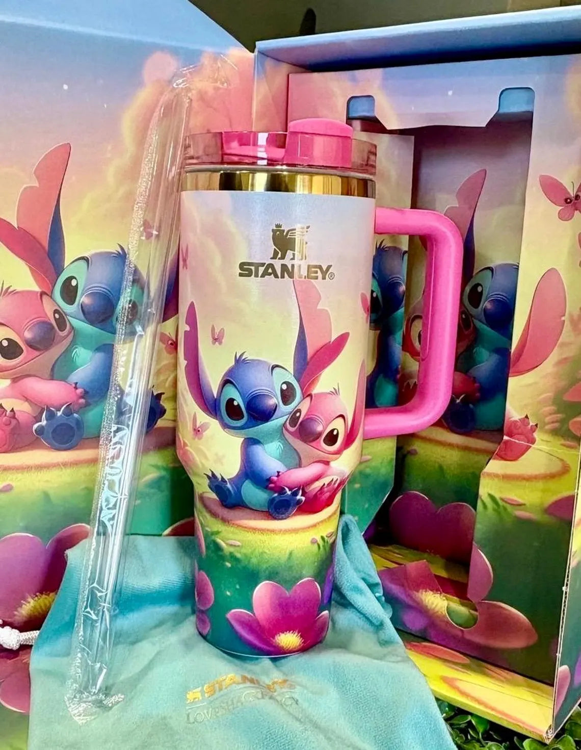 Personalized Stitch Stanley 40 OZ Tumbler