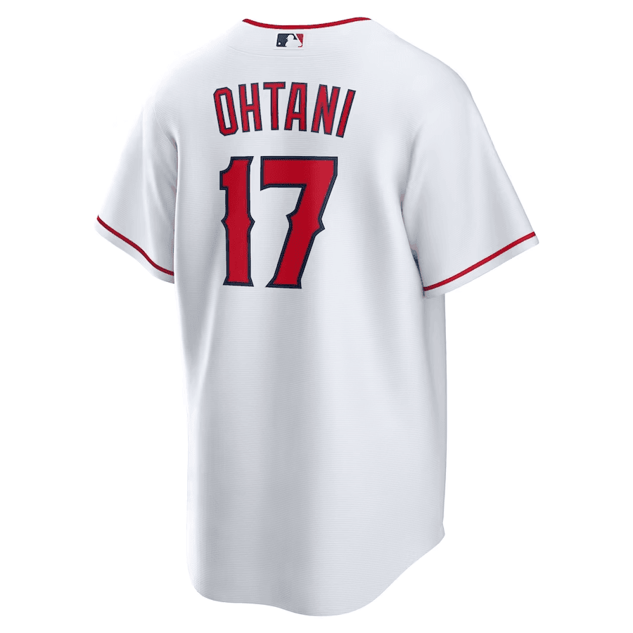 Shohei Ohtani 17 Los Angeles Angels White Home Men Jersey