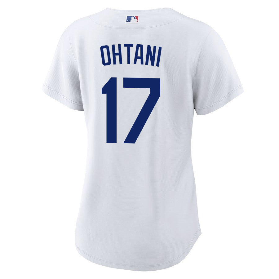 Shohei Ohtani 17 Los Angeles Dodgers Home Jersey - Women White Jersey