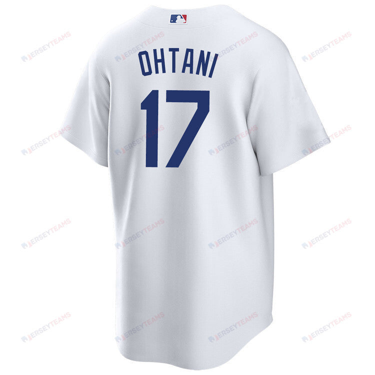 Shohei Ohtani 17 Los Angeles Dodgers Home Jersey - Men White Jersey